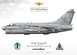 VA-27 A-7E Poster