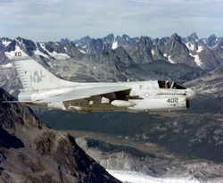 VA-27  A-7E  Flying