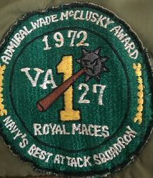 VA-27 Patch - Admiral Wade McClusky Award 