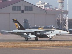 VFA-27 F/A-18C  Taxiing