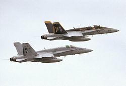 VFA-27  F/A-18C  Formation