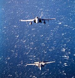 VFA-27 F/A-18C Flying