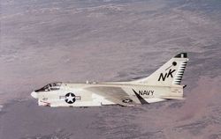 VA-27  A-7E  Flying